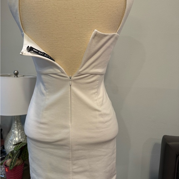 Lord & Taylor Black and White Geometric Mini Dress - Picture 6 of 7